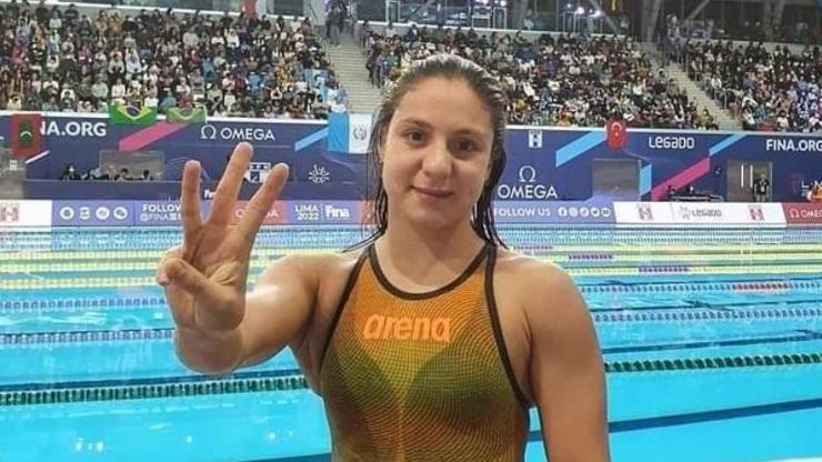 Merve Tuncel, 1500 metre yüzmede üst üste 3. kez Avrupa şampiyonu