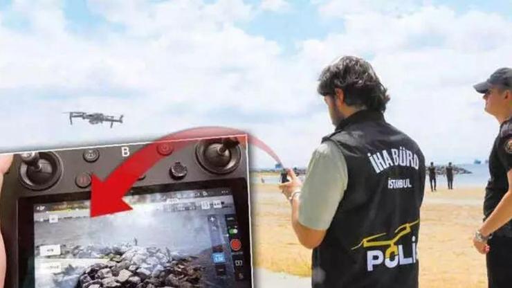 İstanbulda dronlu kaçak avı