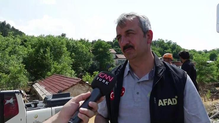 AFAD Başkanı Zonguldaktaki son durumu CNN TÜRKe anlattı