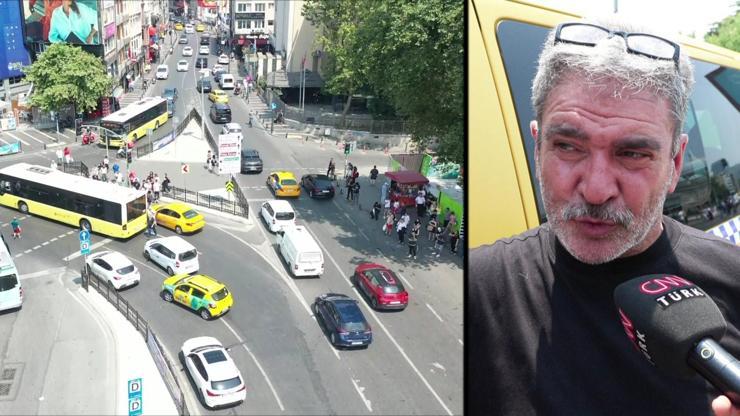 Beşiktaş Meydanında trafik çilesi Viyadük kaldırıldı, trafik arttı