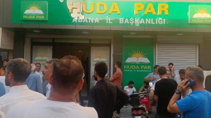 HÜDA PAR Adana İl Başkanlığı binasına saldırı 1 ölü, 1 yaralı