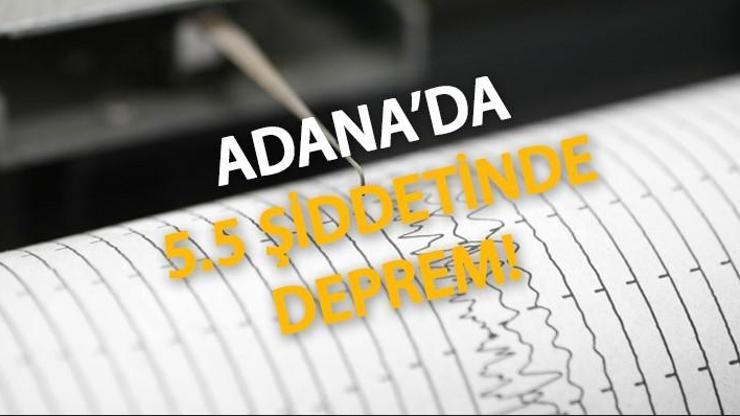 Bir deprem daha Adana’da deprem mi oldu Son dakika Adana deprem haberleri 25 Temmuz 2023