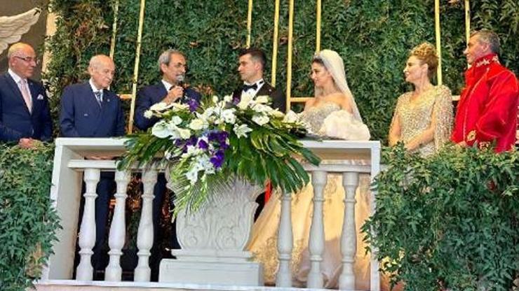 MHP Genel Başkanı Devlet Bahçeli, Ankarada nikah şahidi oldu