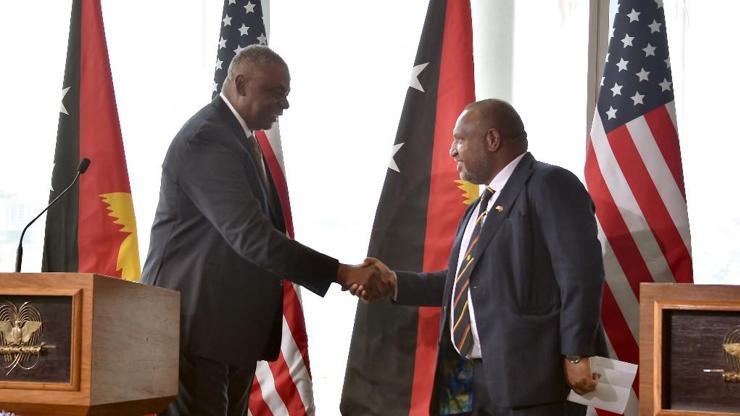 ABD Savunma Bakanı Austin, Papua Yeni Gine Başbakanı Marape ile görüştü