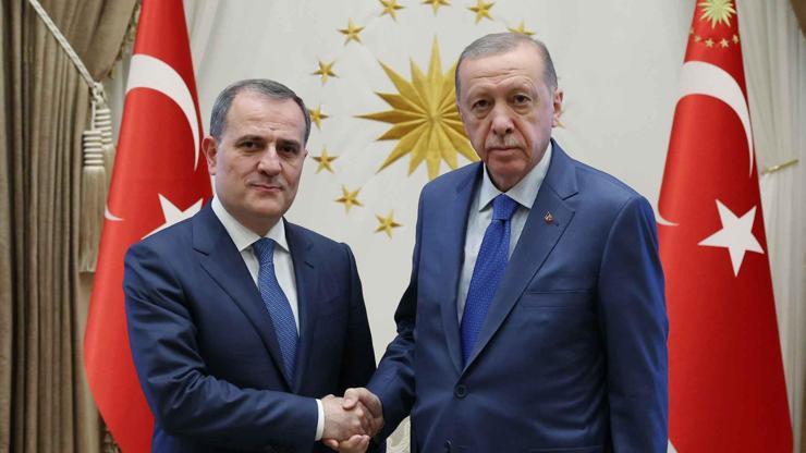 Cumhurbaşkanı Erdoğan, Azerbaycan Dışişleri Bakanı Bayramovu kabul etti
