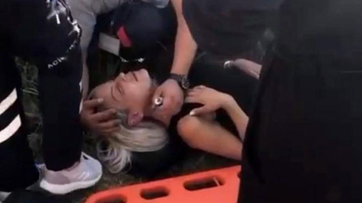 Takla atan araçtan çıktı ben öldüm mü diye sordu