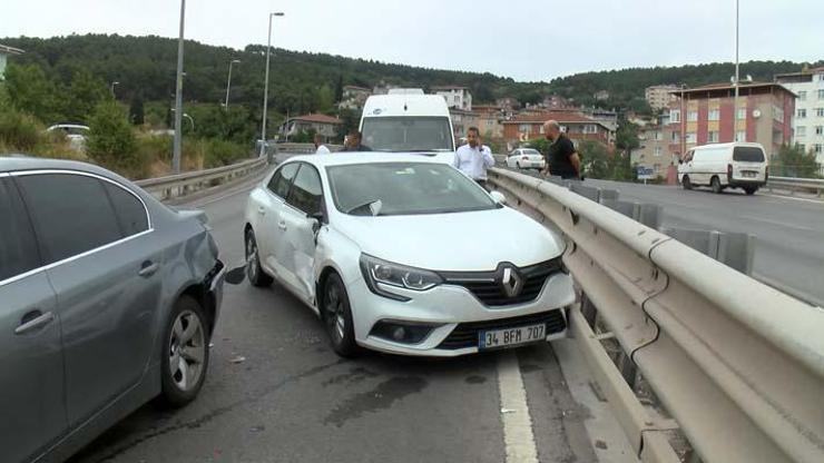 İstanbulda 16 aracın karıştığı zincirleme kaza