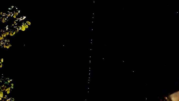 Starlink uyduları Bitlis semalarında görüntülendi