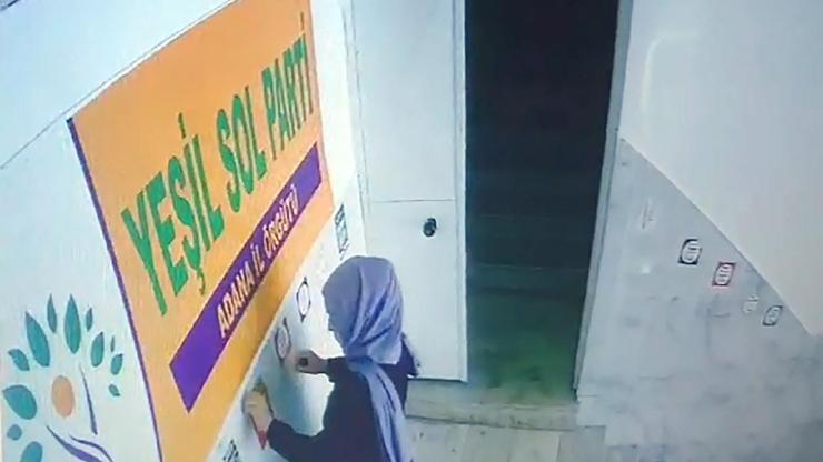 HDP il binası önüne ispirto bırakan kadın gözaltına alındı