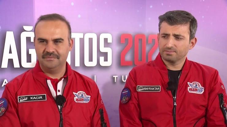 TEKNOFEST roket yarışması devam ediyor... Bakan Kacır ve Selçuk Bayraktar CNN TÜRKe konuştu