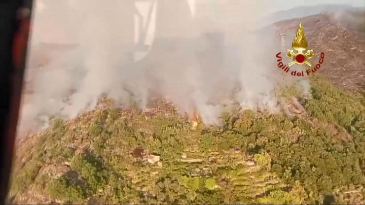 İtalya’da iki bölgede orman yangını
