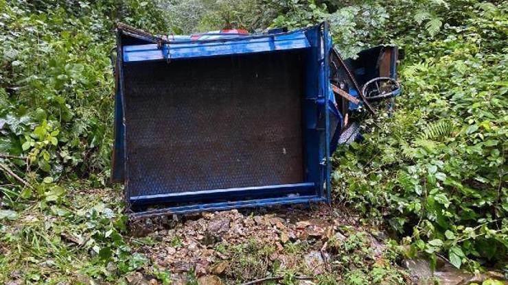 Trabzon’da ‘pat pat’ devrildi; sürücü öldü