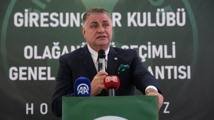 Giresunspor’da Nahid Yamak yeniden başkan seçildi