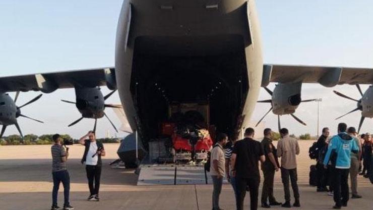 Türkiye’nin yardım eli Libya’ya ulaştı