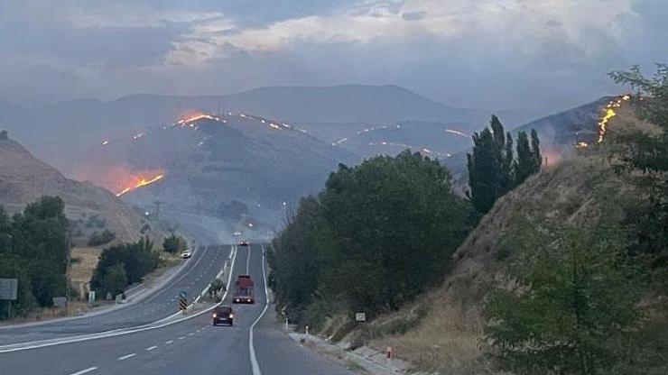 Malatya’da korkutan yangın kontrol altına alındı