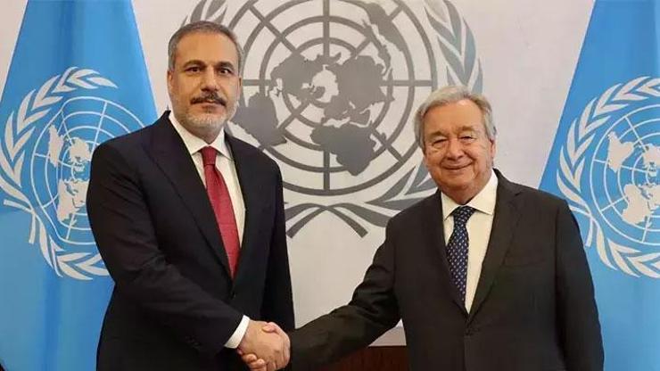 Dışişleri Bakanı Fidan New York'ta Guterres ile görüştü