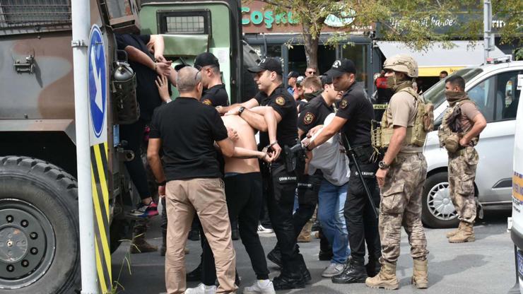 İzmir'de adliye yakınındaki çatışmaya 21 gözaltı