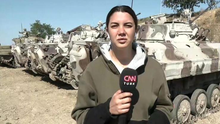 İlk kez CNN TÜRK görüntüledi Ermeni ayrılıkçılardan ele geçirilen o tanklar