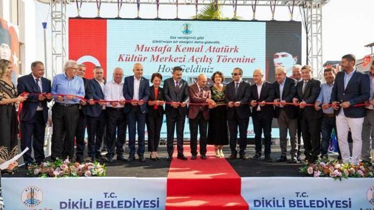 Dikili'de kültür merkezi açılış töreni düzenlendi