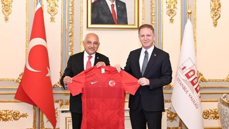 TFF Başkanı Mehmet Büyükekşi, İstanbul Valisi Davut Gülü ziyaret etti