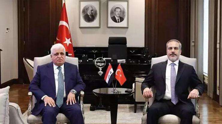 Dışişleri Bakanı Fidan, Falih el-Feyyadı Ankarada kabul etti