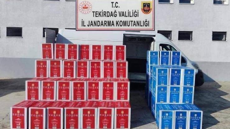 Tekirdağ'da 1 milyon 680 bin makaron ele geçirildi Tekirdağ'da 1 milyon 680 bin makaron ele geçirildi