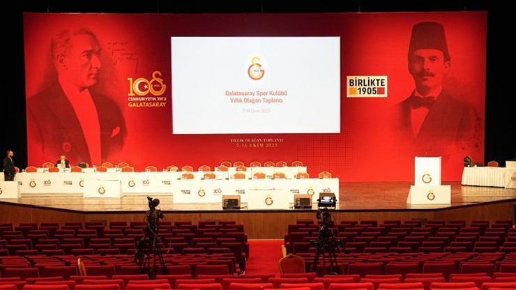 Galatasaray Yıllık Olağan Genel Kurul Toplantısı gerçekleştiriliyor
