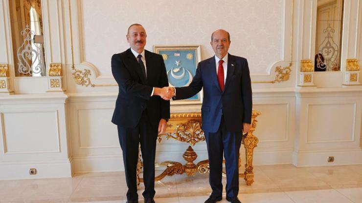KKTC Cumhurbaşkanı Tatar, Aliyev ile görüştü