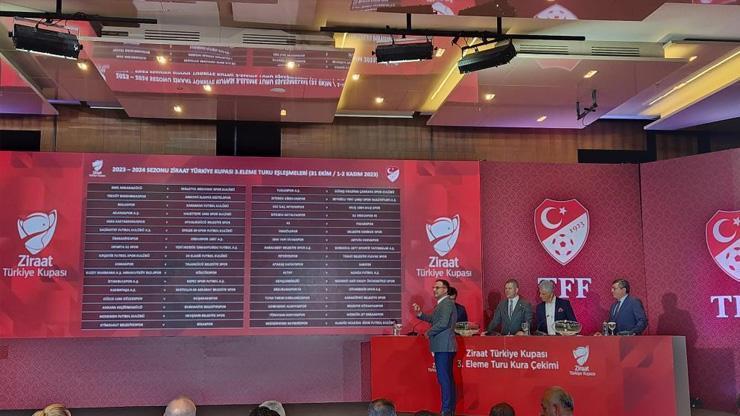 Ziraat Türkiye Kupası 3. Eleme Turu’nda eşleşmeler belli oldu