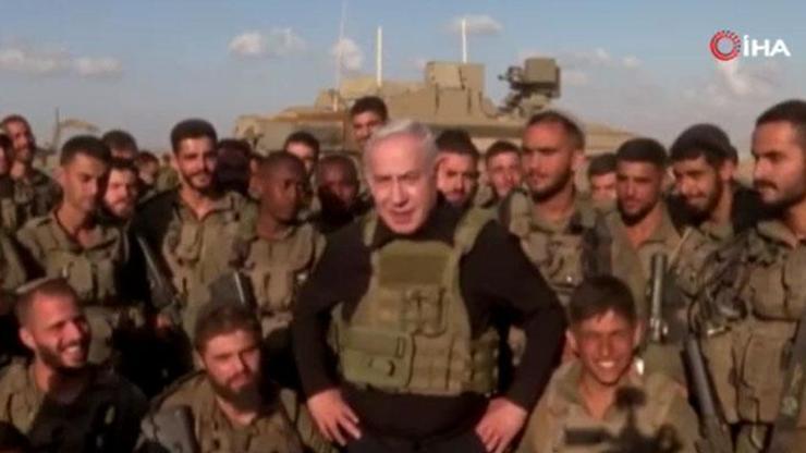 Netanyahu'dan Gazze sınırında 'hazırız' mesajı verdi