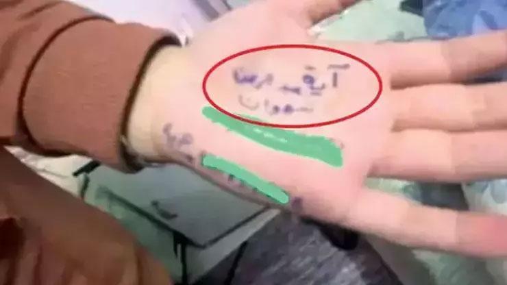 Gazzede katliam Çocuklar ölme korkusuyla isimlerini ellerine yazıyor