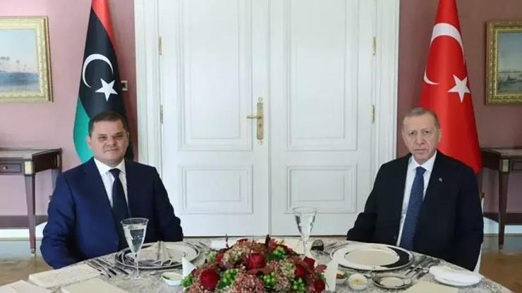 Cumhurbaşkanı Erdoğan, Libya Başbakanı Dibeybeyi kabul etti