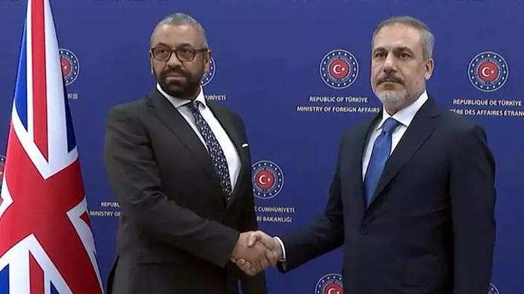 Bakan Fidan İngiliz mevkidaşı ile görüştü!