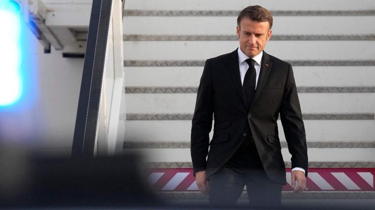 Fransa Cumhurbaşkanı Macron İsrailde