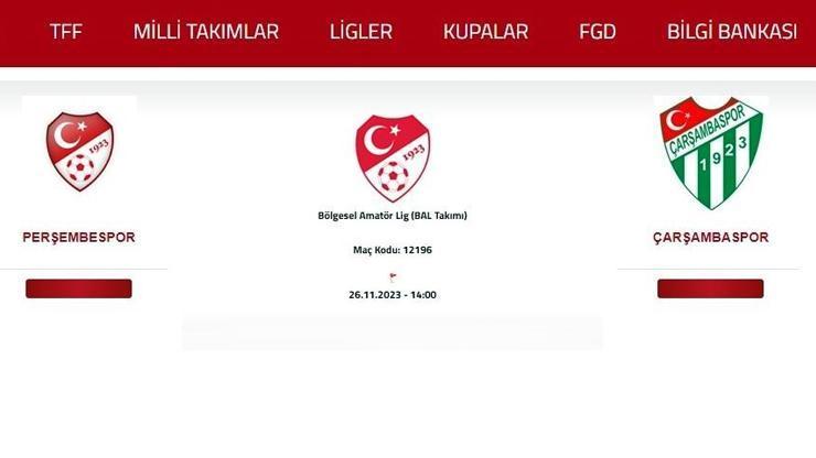 Perşembespor-Çarşambaspor maçı sosyal medyayı salladı
