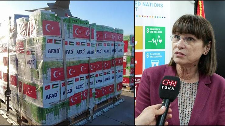 BM Mısır Temsilcisi Elena Panova, Gazzeye yardımlar konusunda CNN TÜRKe konuştu