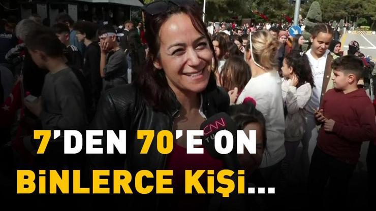 Ankara’da Cumhuriyet coşkusu 7’den 70’e on binlerce kişi…