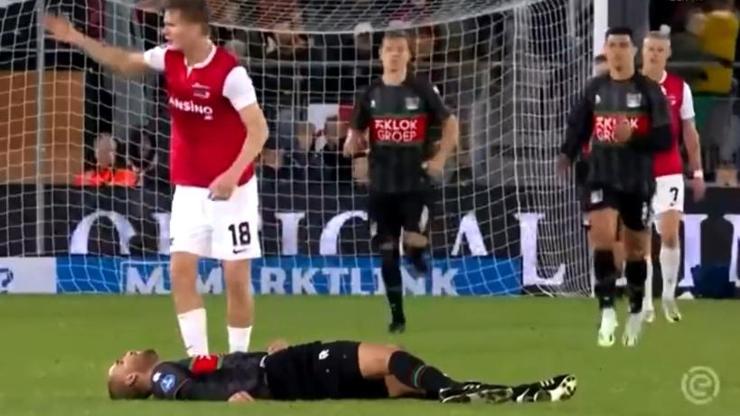 AZ Alkmaar - NEC Nijmegen maçında Bas Dost korkuttu