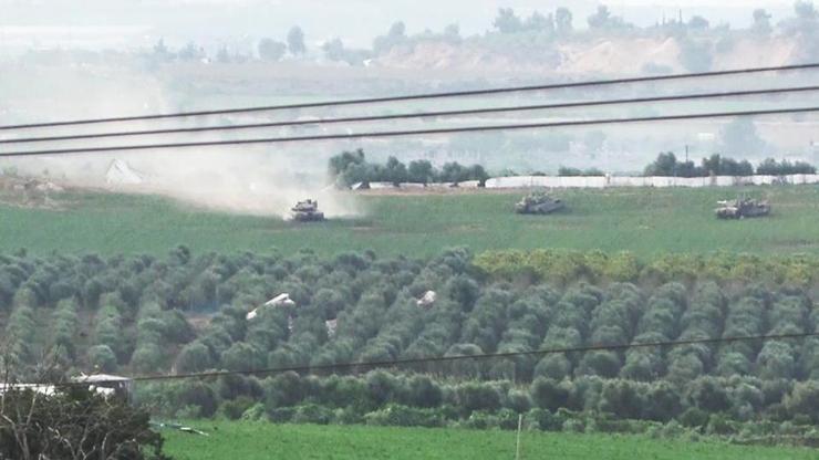 Gazzedeki İsrail tankları CNN TÜRKte