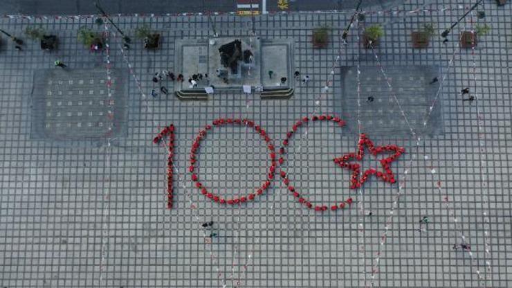 100'üncü yıl koreografili okuma etkinliği