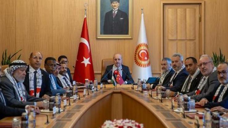 Kurtulmuş, Yemen Milletvekili Al Ahmarı kabul etti