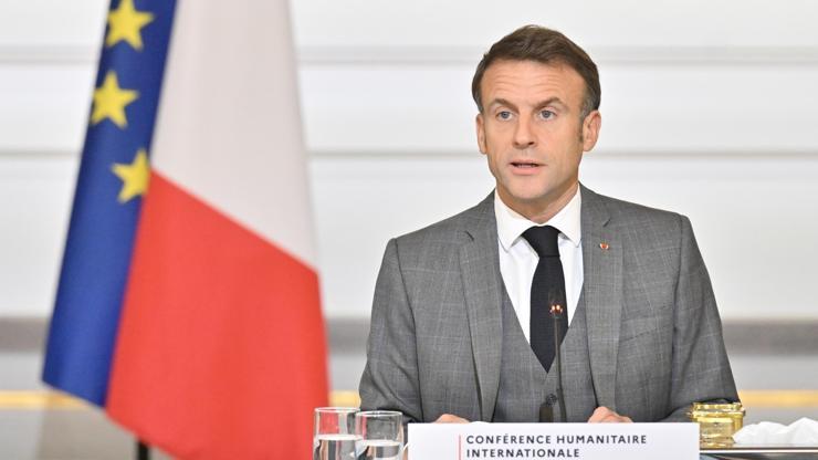 Macron’dan Gazze’de çatışmalara “insani ara” verilmesi çağrısı