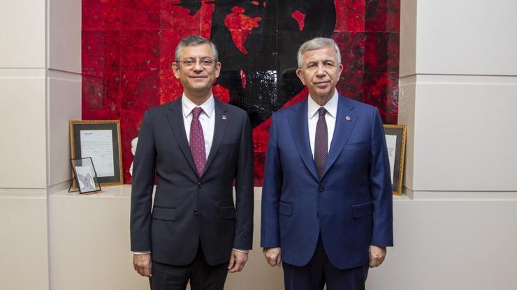 CHP Genel Başkanı Özel, Mansur Yavaş ile görüştü