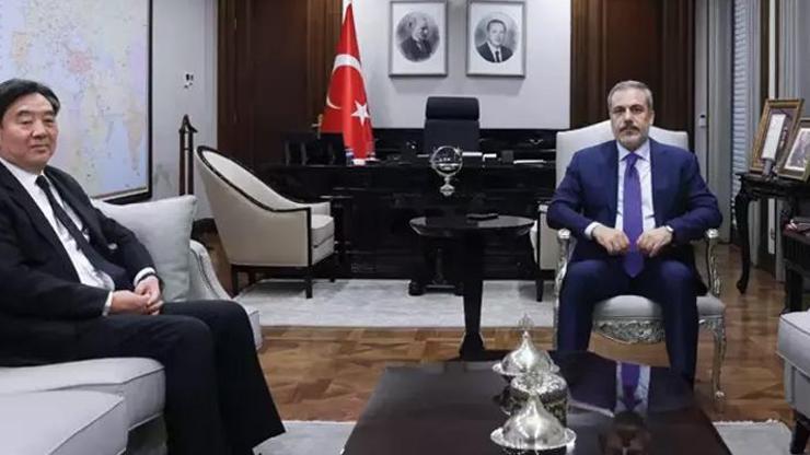 Bakan Fidan, Çin Halk Cumhuriyeti Temsilcisi Zhai Jun'u kabul etti