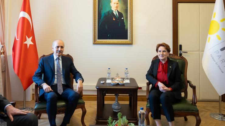 TBMM Başkanı Kurtulmuş, Akşener ile görüştü