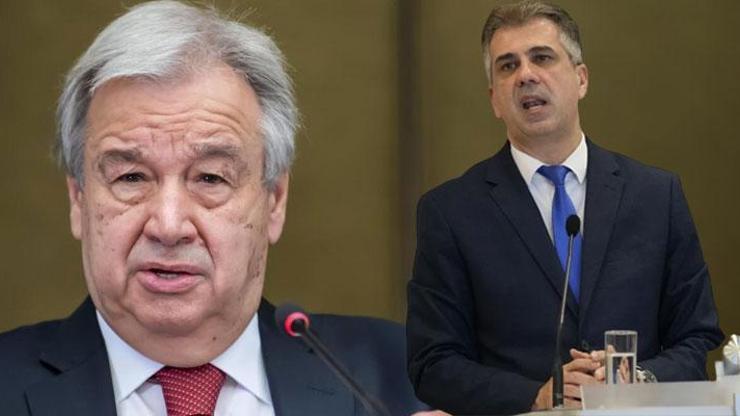 İsrail yine Guterresi hedef aldı BM Genel Sekreteri olmayı hak etmiyor