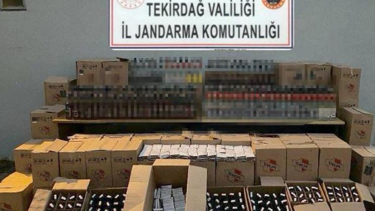 Şarköy’de 618 litre sahte içki ele geçirildi Şarköy’de 618 litre sahte içki ele geçirildi