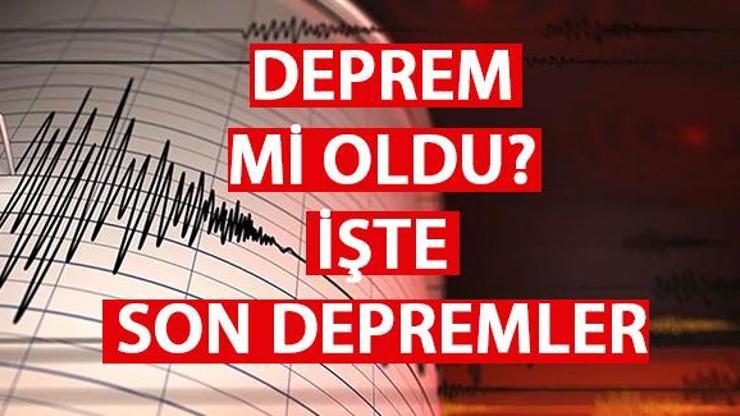 Balıkesirde deprem mi oldu Kandilli Rasathanesi ve AFAD son depremler 22 Kasım 2023