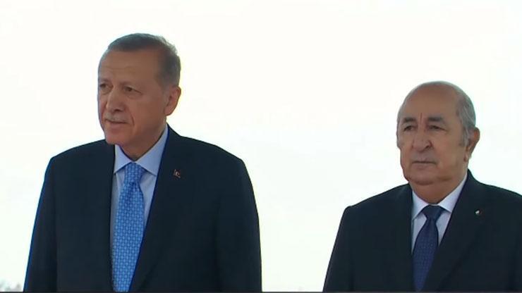 Cumhurbaşkanı Erdoğan, Cezayir'de!