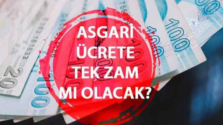 Asgari ücrete tek zam mı olacak Asgari ücret zammı 2024’te 1 kez mi olacak